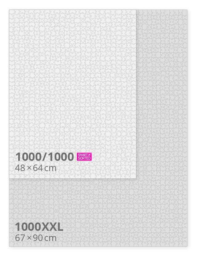 Dimensions du puzzle monté :