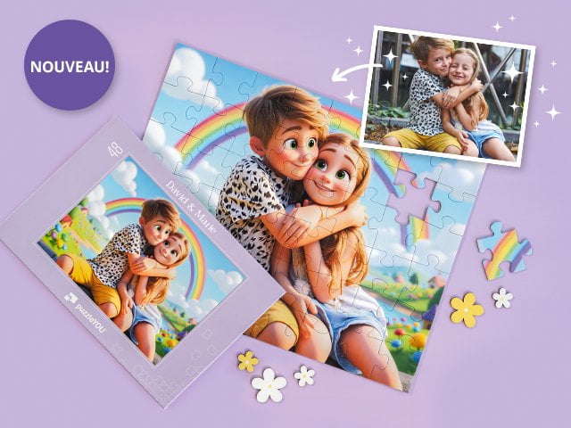 Puzzle personnalisé AI Art