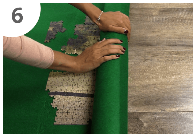 Instructions pour le tapis pour puzzle - étape 6
