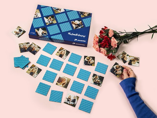 Jeu de mémoire personnalisé | puzzleYOU
