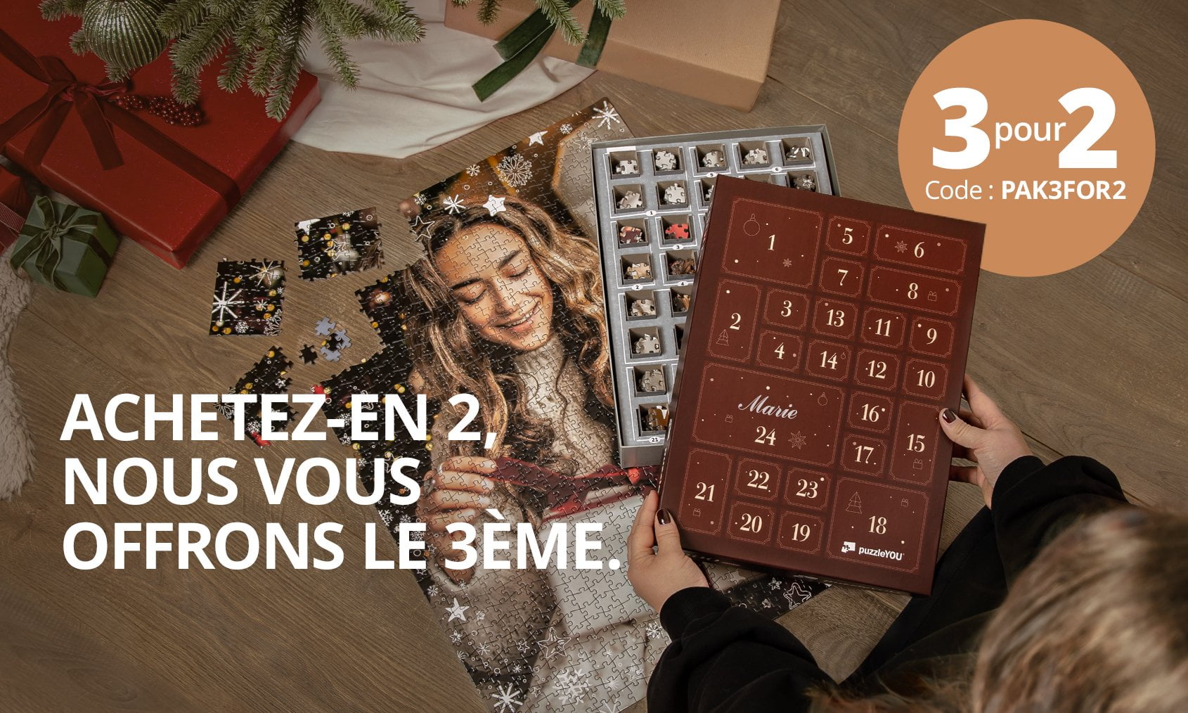 3 calendriers de l’Avent au prix de 2